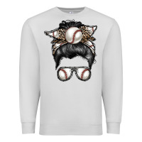 Dove Grey baseball mom Premium Sweatshirt - RacoonDesign