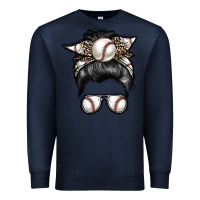 Navy baseball mom Premium Sweatshirt - RacoonDesign