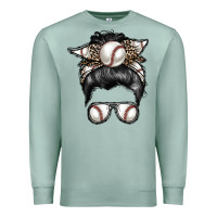 Seafoam baseball mom Premium Sweatshirt - RacoonDesign