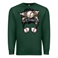 Sports Green baseball mom Premium Sweatshirt - RacoonDesign