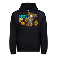 Black don't be an ass donkey Urban Hoodie - BarkalooDesign