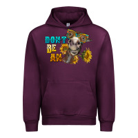 Mauve Wine don't be an ass donkey Urban Hoodie - BarkalooDesign