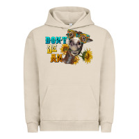 Pigment French Oak don't be an ass donkey Urban Hoodie - BarkalooDesign