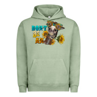 Pigment Oil Green don't be an ass donkey Urban Hoodie - BarkalooDesign