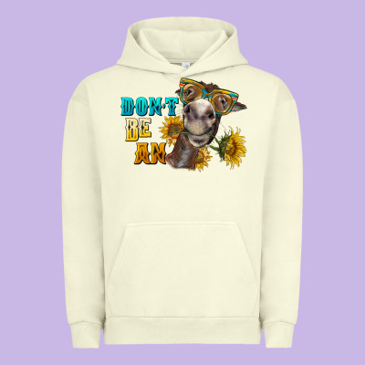 Don't Be An Ass Donkey Urban Hoodie Designed By Barkaloodesign