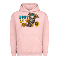 Pigment Salmon don't be an ass donkey Urban Hoodie - BarkalooDesign