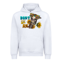 White don't be an ass donkey Urban Hoodie - BarkalooDesign