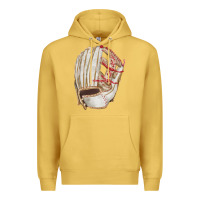 Antique Gold Catchers Mitt Fa Element Premium Hoodie - FaDigitalArtStudio