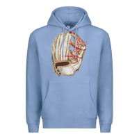 Colony Blue Catchers Mitt Fa Element Premium Hoodie - FaDigitalArtStudio