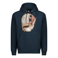 Navy Catchers Mitt Fa Element Premium Hoodie - FaDigitalArtStudio