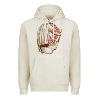 Oatmeal Heather Catchers Mitt Fa Element Premium Hoodie - FaDigitalArtStudio