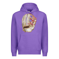 Purple Catchers Mitt Fa Element Premium Hoodie - FaDigitalArtStudio