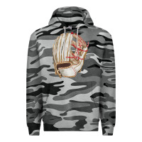 Slate Camo Catchers Mitt Fa Element Premium Hoodie - FaDigitalArtStudio