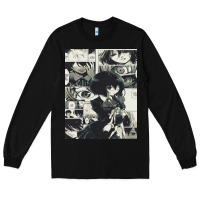 Black another mei misaki poster Long Sleeve Tee - lanVoArt