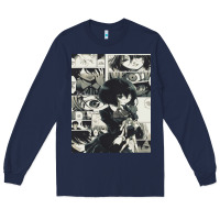 Navy another mei misaki poster Long Sleeve Tee - lanVoArt