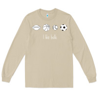 Mushroom Funny Sports Balls Gag Gift Long Sleeve Tee - lanVoArt