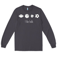 Smoke Funny Sports Balls Gag Gift Long Sleeve Tee - lanVoArt