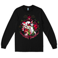 Black hazbin hotel christmas Long Sleeve Tee - lanVoArt