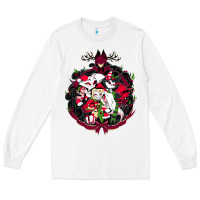 White hazbin hotel christmas Long Sleeve Tee - lanVoArt