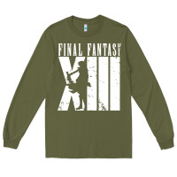 Army Green final fantasy xiii lightning white Long Sleeve Tee - lanVoArt