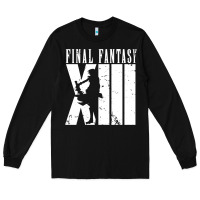 Black final fantasy xiii lightning white Long Sleeve Tee - lanVoArt