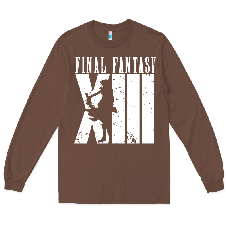 Final Fantasy Xiii Lightning White Long Sleeve Tee by lanVoArt | Teevron