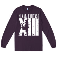 Plum final fantasy xiii lightning white Long Sleeve Tee - lanVoArt