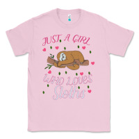 Bubblegum Pink Just A Girl Who Lowes Sloths Classic Tee - Bettercallsaul