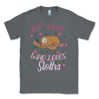 Charcoal Heather Just A Girl Who Lowes Sloths Classic Tee - Bettercallsaul