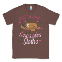 Chestnut Just A Girl Who Lowes Sloths Classic Tee - Bettercallsaul