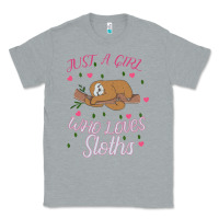 Heather Grey Just A Girl Who Lowes Sloths Classic Tee - Bettercallsaul