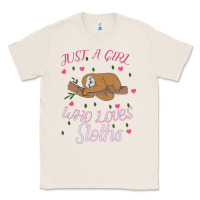 Natural Just A Girl Who Lowes Sloths Classic Tee - Bettercallsaul