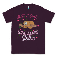 Plum Just A Girl Who Lowes Sloths Classic Tee - Bettercallsaul