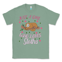 Sage Just A Girl Who Lowes Sloths Classic Tee - Bettercallsaul
