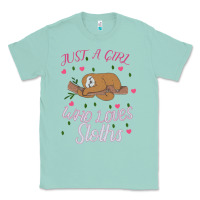 Seafoam Just A Girl Who Lowes Sloths Classic Tee - Bettercallsaul