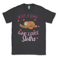 Just A Girl Who Lowes Sloths Classic Tee | Teevron