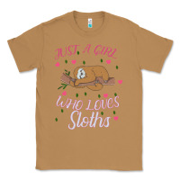 Toasted Coconut Just A Girl Who Lowes Sloths Classic Tee - Bettercallsaul