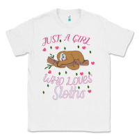 White Just A Girl Who Lowes Sloths Classic Tee - Bettercallsaul