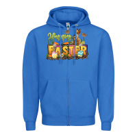 True Royal Happy Easter Zipper Hoodie - LillyAllenDesigns