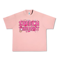Salmon breast cancer speech therapist Urban Heavy Tee - texasbilliewilder
