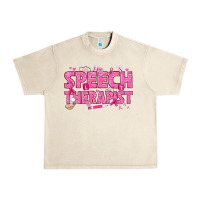 Sandshell breast cancer speech therapist Urban Heavy Tee - texasbilliewilder