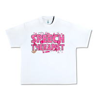 White breast cancer speech therapist Urban Heavy Tee - texasbilliewilder