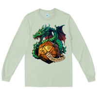 Matcha dragon and a d20 Long Sleeve Tee - lanVoArt