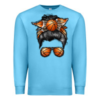 Ocean Blue basketball mom Premium Sweatshirt - RacoonDesign