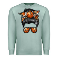 Seafoam basketball mom Premium Sweatshirt - RacoonDesign