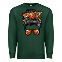 Sports Green basketball mom Premium Sweatshirt - RacoonDesign
