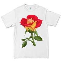 White Ketchup And Mustard Rose Premium Tee - LillyAllenDesigns