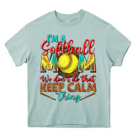 Arona I'm a Softball mom we don't do that keep calm Heavy Core Tee - BundleAndBundleShop