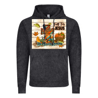 Vintage Black fall for jesus he never leaves Vintage Hoodie - TumblerDesignByShophia
