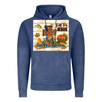 Vintage Denim fall for jesus he never leaves Vintage Hoodie - TumblerDesignByShophia